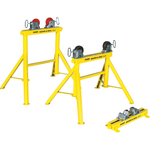 Support Adjust-A-Rolls, Capacit&eacute; de chargement 1000 lb, Capacit&eacute; max. de tuyau 36" The Estey Group
