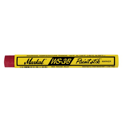 B&acirc;ton de peinture WS-3/8 Paintstik, B&acirc;ton plein, Rouge The Estey Group