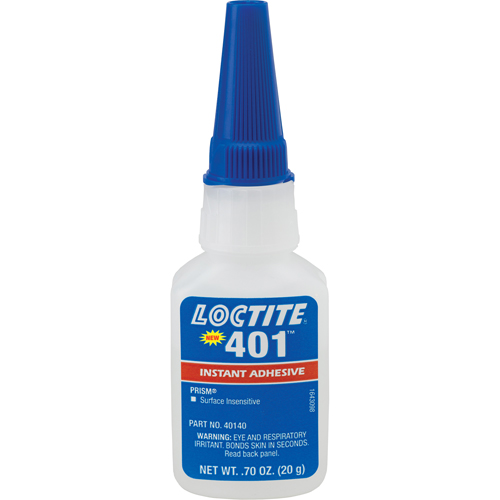 Adh&eacute;sif instantan&eacute; Prism 401, Transparent, Bouteille, 20 g The Estey Group