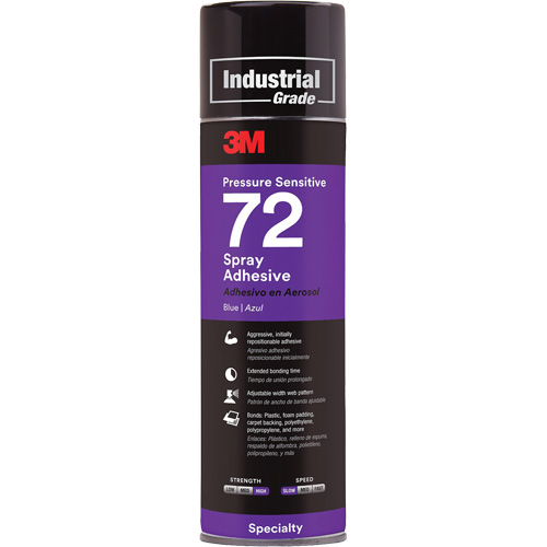 72 Pressure Sensitive Adhesive, Blue, Aerosol Can The Estey Group