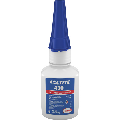 Adh&eacute;sif Super Bonder 422, Transparent, Bouteille, 1 liq. oz. The Estey Group