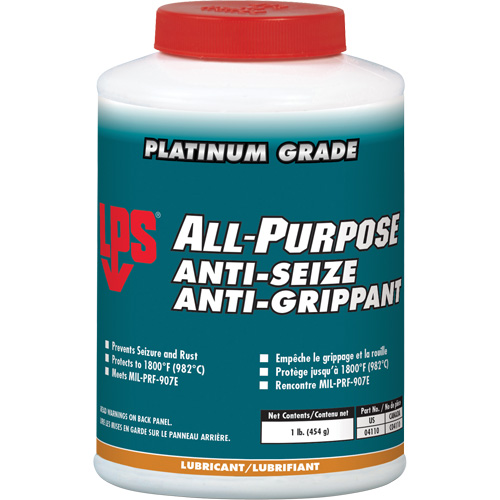 Antigrippant tout usage, 1 lb, Bouteille, 1800°F (982°C) Temp max. The Estey Group
