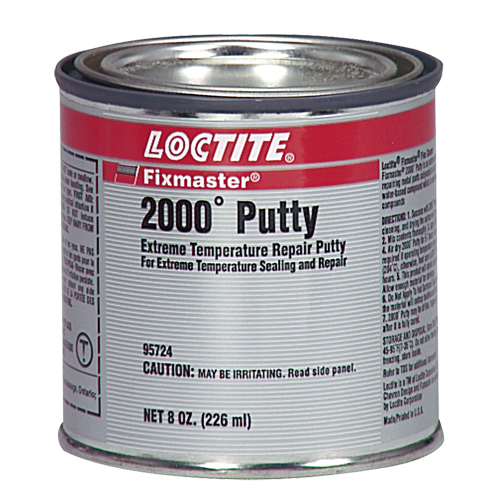 Fixmaster&reg; 2000° Putty, 8 oz., Cartridge, Silver The Estey Group