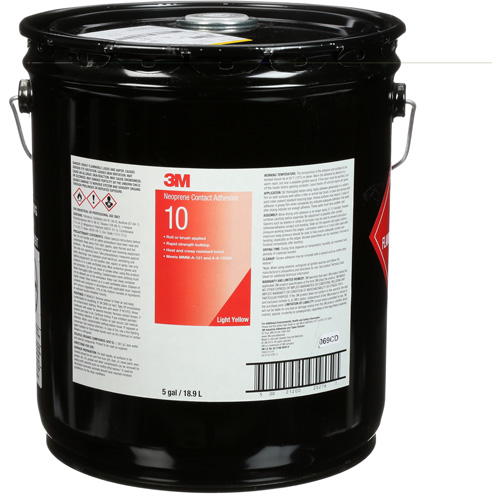 Colle contact Ten Bond, Seau, 5 gal., Jaune The Estey Group