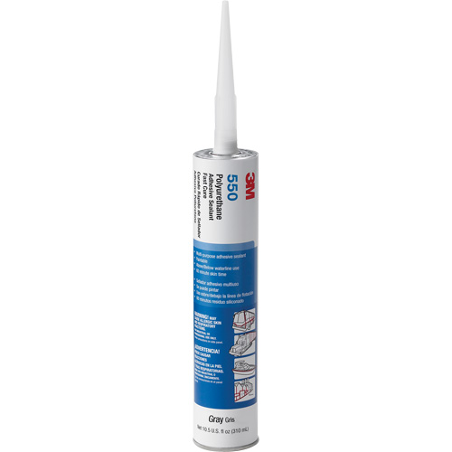Adh&eacute;sif et produit d'&eacute;tanch&eacute;it&eacute; &agrave; base de polyur&eacute;thane, 310 ml, Gris The Estey Group