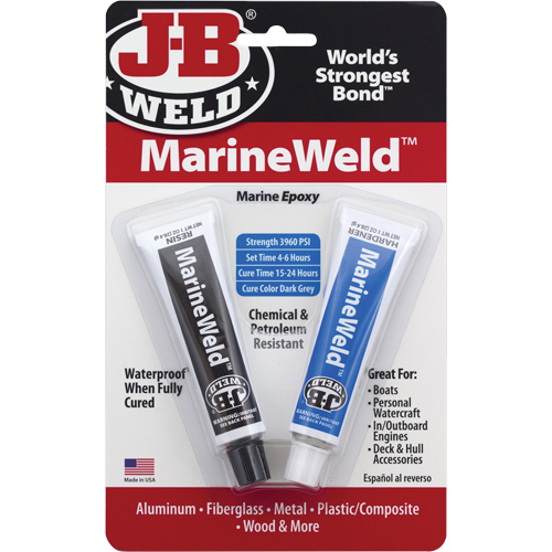 MarineWeld Epoxy, Two-Part, Tube, 3 oz., Grey The Estey Group