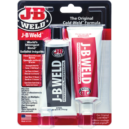 Colle &eacute;poxyde J-B Weld, Deux composants, Tube, 10 oz, Gris The Estey Group