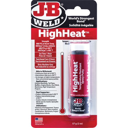 HighHeat Epoxy, 2 oz., Stick, Grey The Estey Group