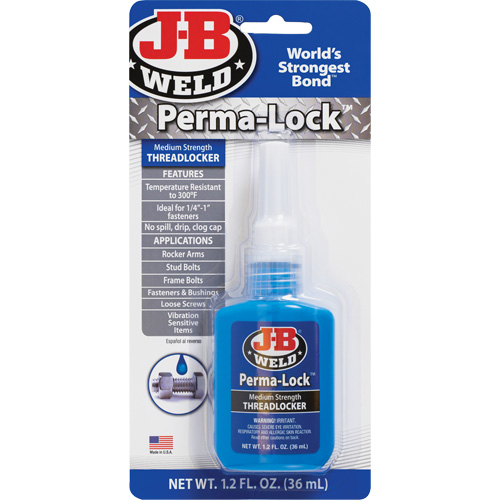 Compos&eacute; de blocage Perma-Lock, Bleu, Moyen, 36 ml, Bouteille The Estey Group