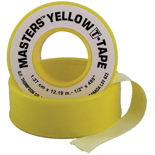T-Tape, 260" L x 1/2" W, Yellow The Estey Group