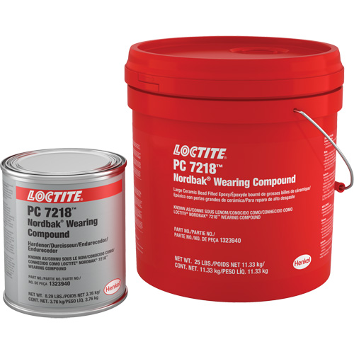 Wearing Compound 7218, 25 lbs., Pail, Two-Part, Grey The Estey Group