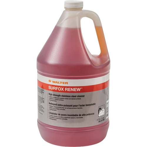 Surfox Renew Stainless Steel Cleaner, 3.78 L, Gallon The Estey Group