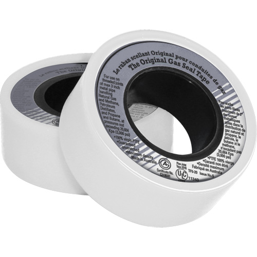PTFE Thread Sealant Tape, 480" L x 3/4" W, White The Estey Group