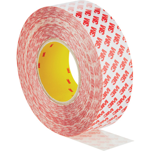 Double-Sided Adhesive Tape, Polyester, 50 mm (1.96") W x 50 m (164') L, 8 mils Thick The Estey Group