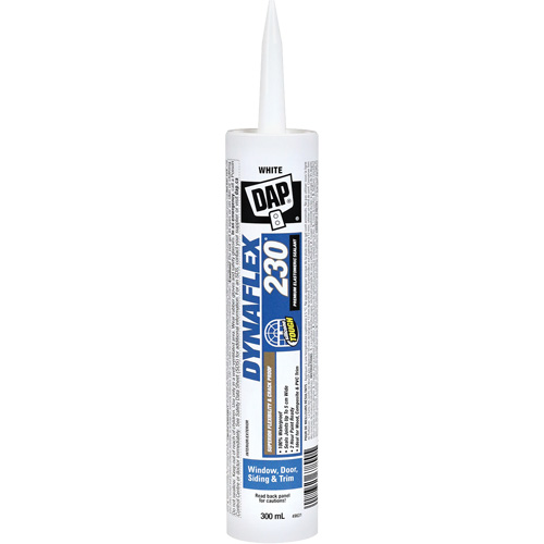 Scellant en &eacute;lastom&egrave;re de qualit&eacute; sup&eacute;rieure Dynaflex 230, 300 ml, Cartouche, Blanc The Estey Group