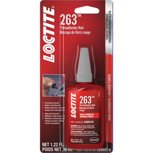 Compos&eacute; de blocage 263, Rouge, &eacute;lev&eacute;, 36 ml, Bouteille The Estey Group