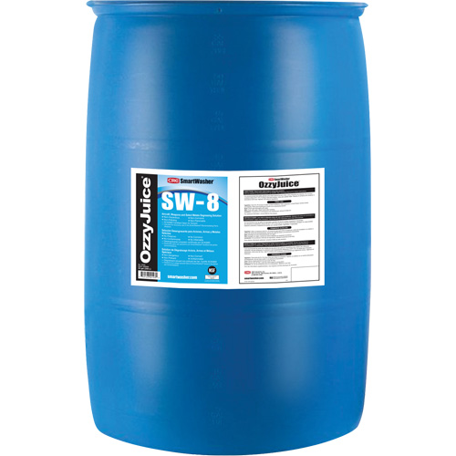 Produit d&eacute;graissant SmartWasher OzzyJuice SW-8 pour a&eacute;ronefs, armes et une s&eacute;lectin de m&eacute;taux, Baril The Estey Group