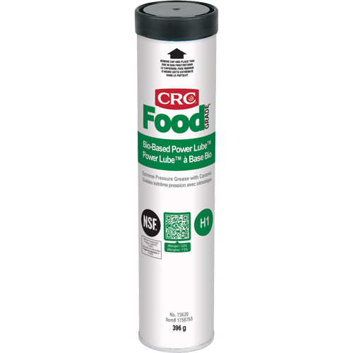 Graisse &agrave; pression extr&ecirc;me Power Lube biosourc&eacute; FoodGrade avec c&eacute;ramique, Cartouche The Estey Group