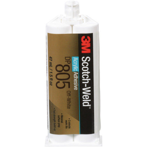 Scotch-Weld Acrylic Adhesive, Two-Part, Dual Cartridge, 1.6 fl. oz., Off-White The Estey Group