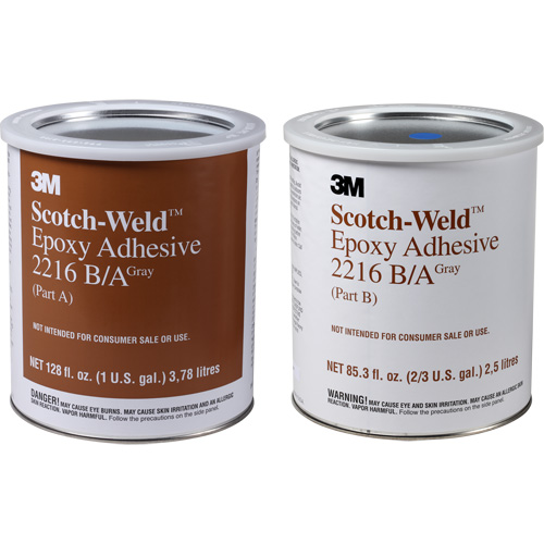 Adh&eacute;sif Scotch-Weld, 1 gal., Seau, Deux composants, Gris The Estey Group