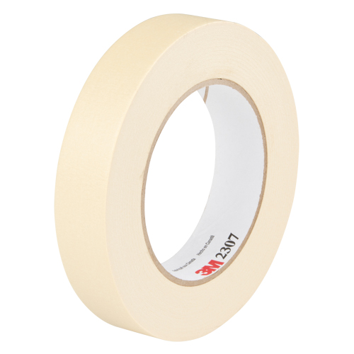 2307 Masking Tape, 24 mm (1") x 55 m (180'), Tan The Estey Group