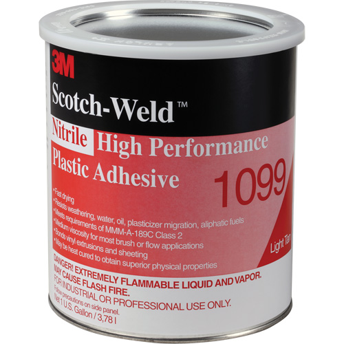 Adh&eacute;sif de plastique, 1 gal., Canette, Lavande The Estey Group