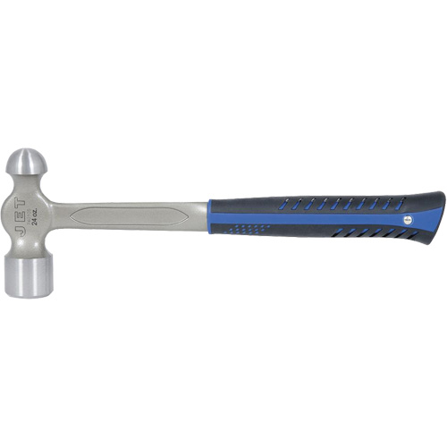 JSBP-24 Marteau &agrave; panne ronde tout en acier pour usage tr&egrave;s intensif, Poids de la t&ecirc;te 24 oz, Face Poli, Prise Acier plein The Estey Group
