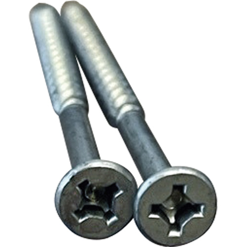 Phillips/Square Particle Board Screw, #8 x 3" L, Plain The Estey Group