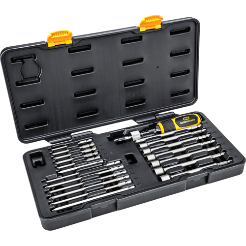 Jeu de tournevis dynamom&eacute;triques 1/4" 20 mcx, Gamme de couple 10 - 50 lb-po, 16" Longueur The Estey Group
