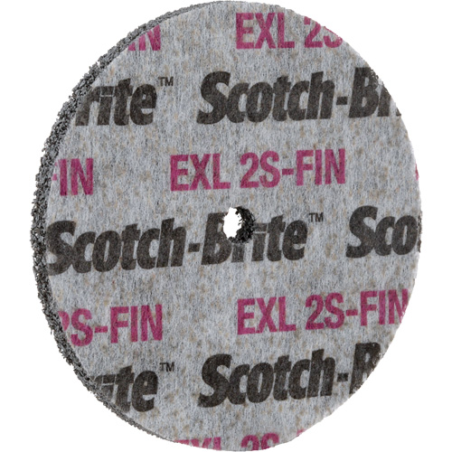 Scotch-Brite EXL Unitized Wheel, 3" x 1/2", 1/4" Arbor The Estey Group