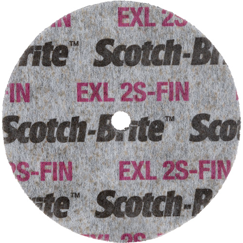 Scotch-Brite EXL Unitized Wheel, 3" x 1/2", 1/4" Arbor The Estey Group