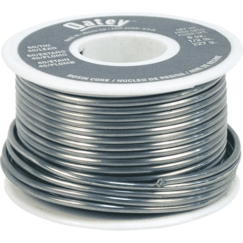 60/40 Solder, Lead-Based, 60% Tin 40% Lead, Rosin Core, 0.063" Dia. The Estey Group