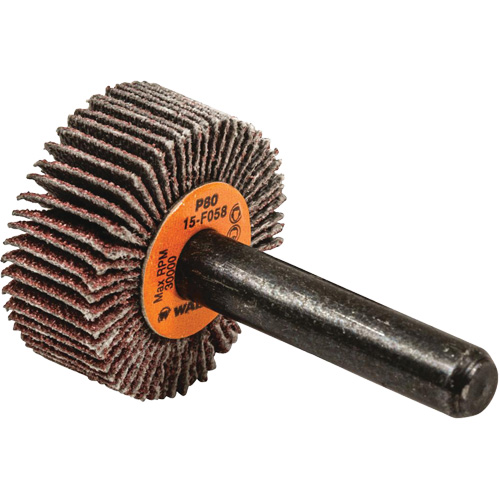 Flap Wheels-Coolcut Flap Wheels, Aluminum Oxide, 80 Grit, 1" x 3/8" x 1/4" The Estey Group