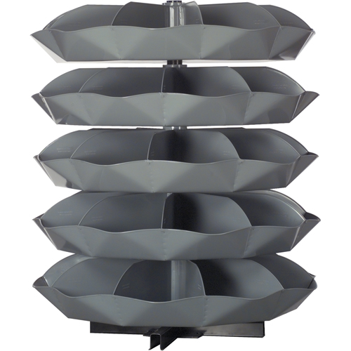 Modules de stockage Rotabin, 625 lb Capacit&eacute; par niveau, 3 Niveau(x), 34" ha x 44" dia The Estey Group