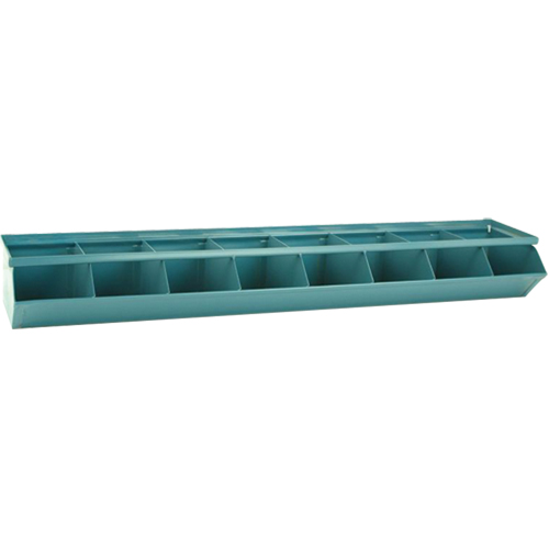 Sectional Bin Units, 100 lbs. Cap., 37" W x 8" D x 4-1/2" H, Blue The Estey Group