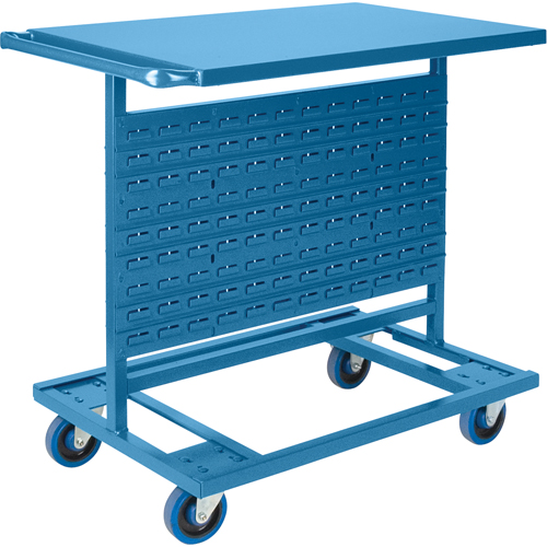 Bin Carts - Cart Only, Double-sided, 24" W x 38-1/2" D x 36-1/2" H The Estey Group