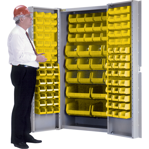 Deep-Door Combination Cabinet, 38" W x 24" D x 72" H, 36 Shelves The Estey Group