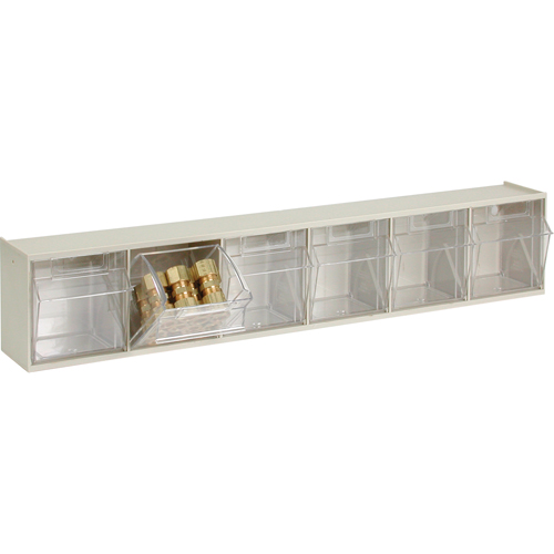 Syst&egrave;me de casiers modulaires Tip-Out, 23-5/8" la x 3-5/8" p x 4-1/2" h, 6 tiroirs The Estey Group