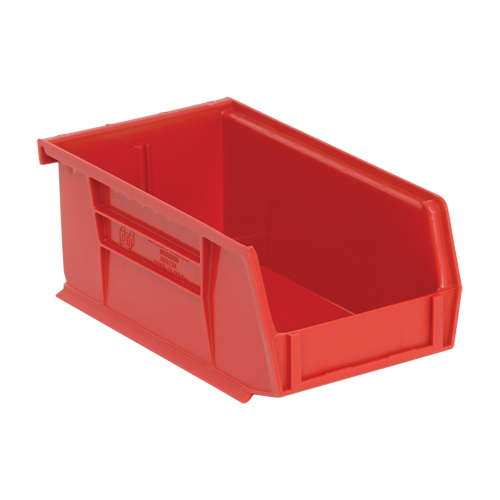 Bacs ultra empilable & suspendable, 4-1/8" la, 3" h x 7-3/8" p, Rouge The Estey Group