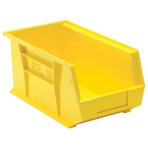 Ultra Stack & Hang Bin, 8-1/4" W x 7" H x 14-3/4" D, Yellow The Estey Group