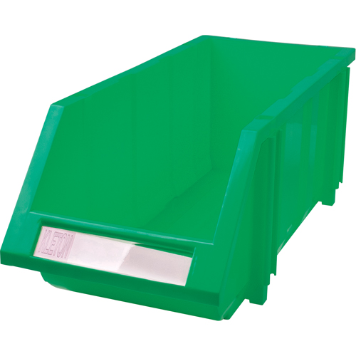 Bac empilable & &agrave; suspendre, 7-7/8" la, 7" h x 17-11/16" p, Vert The Estey Group