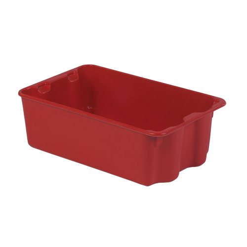 Polylewton Stack-N-Nest&reg; Containers, 7.9" x 24" x 14.1", Red The Estey Group