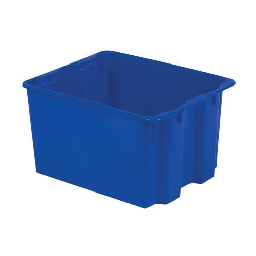 Polylewton Stack-N-Nest&reg; Containers, 12" x 21" x 17", Blue The Estey Group