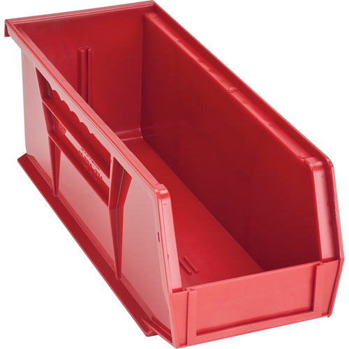 Ultra Stack & Hang Bin, 4-1/8" W x 4" H x 10-7/8" D, Red The Estey Group