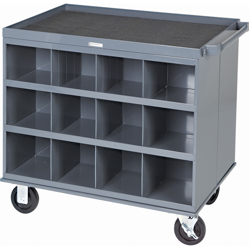 Heavy-Duty 2-Sided Mobile Carts/Work Stations, 1000 lbs. Capacity, 34" x W, 32" x H, 24" D, All-Welded The Estey Group