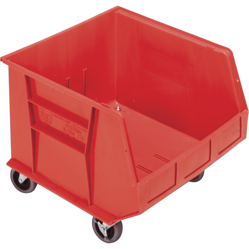 Bac mobile, 14" ha x 16-1/2" la x 18" p, Capacit&eacute; de 75 lb, Rouge The Estey Group