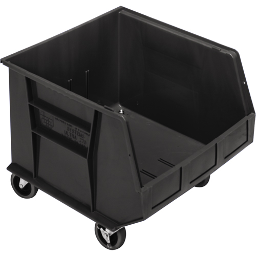 Bac mobile, 14" ha x 16-1/2" la x 18" p, Capacit&eacute; de 75 lb, Noir The Estey Group
