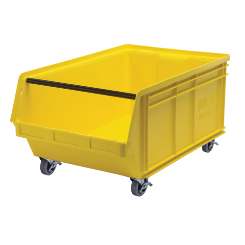 Bac mobile MAGNUM, 14-7/8" ha x 18-3/8" la x 29" p, Capacit&eacute; de 150 lb, Jaune The Estey Group