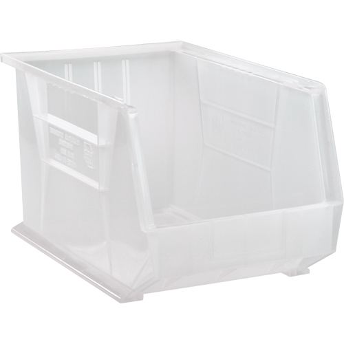 Clear-View Ultra Stack & Hang Bin, 11" W x 10" H x 18" D, Clear The Estey Group