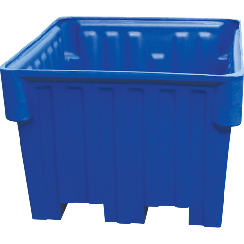 Nesting Forklift Bin, 42" W x 48" D x 30" H, Blue The Estey Group